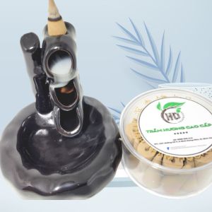Nhang nụ tháp trầm hương HÙNG DUNG đốt xông nhà tẩy uế đồ thờ cúng phong thủy may mắn tài lộc cho gia chủ thanh lọc không khí