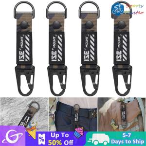 【New Arrival】 Nylon Webbing Buckle 4Pcs for Camping and Hiking Outdoor Equipment Durable Hanging Belt Clips for Tents and Gear