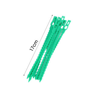 Feelife ไม้พลาสติกปรับได้50ชิ้นสายรัดสายไฟนำมาใช้ใหม่ได้สายรัดสายไฟหมอนสำหรับเด็กสำหรับสวนต้นไม้ปีนเขาต้นองุ่นคลิปก้านมะเขือเทศ