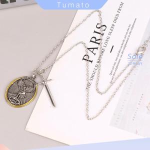 Tumato Catholic Patron Saint Pendant Michael St. Michael The Archangel Pendant Necklace