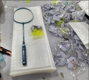 【COD】Set Badminton Trainer Practice Dengan Lamp Badminton Alat Olahraga Badminton Raket Bulutangkis