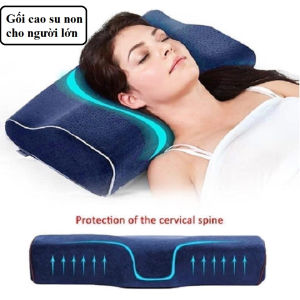 Gối Ngủ Cao Su Non - Hỗ Trợ Chống Ngủ Ngáy Giảm Đau Mỏi Cổ Đau Mỏi Vai Gáy