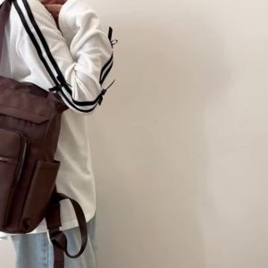 Casual Daypack for Women Shoulder Bag Waterproof Nylon Backpack Large Capacity School Bag Bookbag Fashion Ladies Travel Bags2026