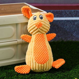 ตุ๊กตาของเล่นสุนัข บีบ/กัด มีเสียง ตุ๊กตารูปสัตว์ต่างๆ ตุ๊กตาขัดฟัน ของเล่นสัตว์เลี้ยง ตุ๊กตาผ้าฝ้าย สําหรับทําความสะอาดฟัน และฟันกราม