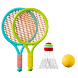 1 Pair of Kids Badminton Rackets Kids Mini Shuttlecocks Balls Sets Include 2 Rackets 1 Badminton for Badminton Supplies