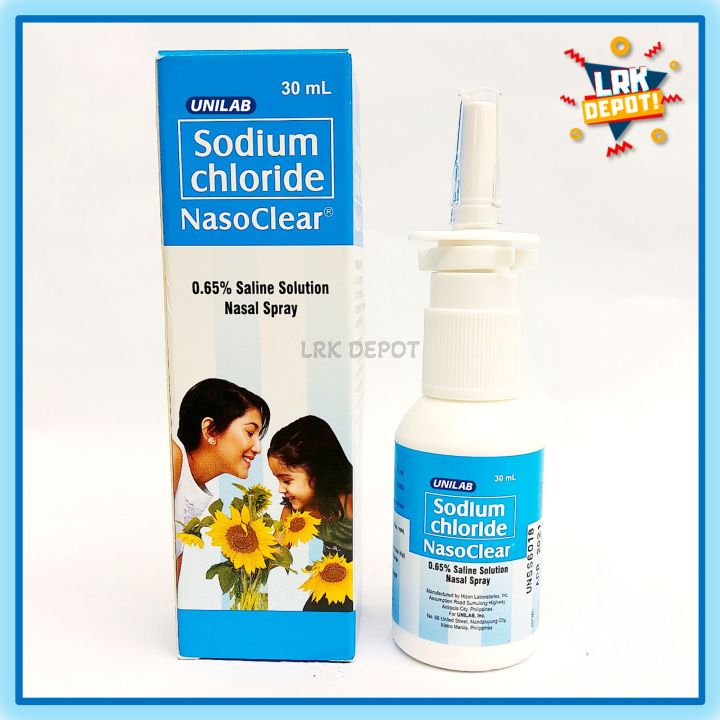 NasoClear Saline Solution Nasal Spray 30mL Single Item
