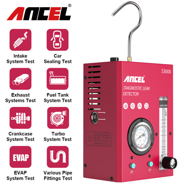 ANCEL S3000 Automotive Air Intake Leak Locator Car Fuel Pipe System