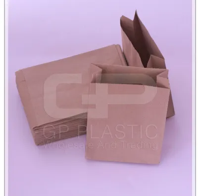 kraft paper bag 4s/5s/6s for waffle and goreng pisang beg kertas 100pcs/bungkus