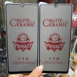 REALME C53 ANTI GORES CERAMIC SPY HITAM PLASTIK MIKA SCREEN GUARD PELINDUNG LAYAR