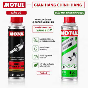 PHỤ GIA XĂNG E10 - XĂNG KHOÁNG MOTUL FUEL SYSTEM CLEAN AUTO LÀM SẠCH HỆ THỐNG XĂNG XE HƠI ÔTÔ 300ML