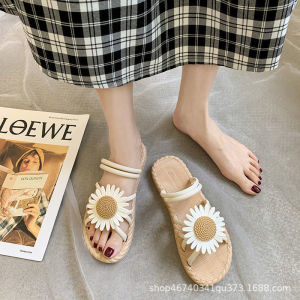[Free Shipping] WomenS Summer New Style Outdoor Student Korean-Style Slippers Trendy Flat Two-Way Sandals For Women