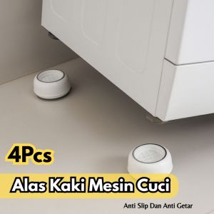 4Pcs Alas Kaki Mesin Cuci BR140 Anti Slip Dan Anti Getar Pelindung Kaki Pedal Anti Guncangan
