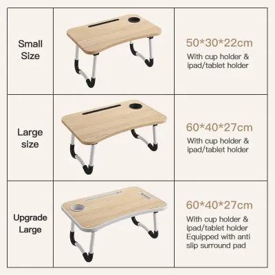 HAHABABY Foldable Laptop table Mini Desk Study Table Portable Lap Desk Bed Table Tray Folding Lazy Desk