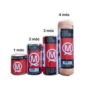 Băng Thun Y Tế QUANG MẬU Size (1 Móc 2 Móc 3 Móc 4 Móc) Chất Liệu Cotton An Toàn Mềm Mại