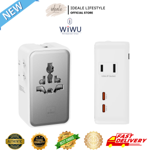 WiWU Wi-UA016 Universal Travel Adapter 45W PD GaN Charger 2 USB-C 2 USB-A Copy Lazada title