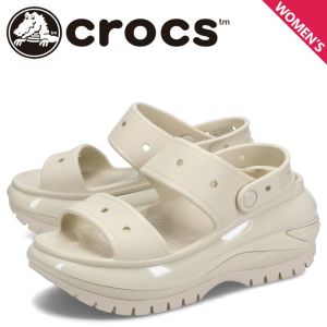 DÉP SANDAL ĐẾ XUỒNG 8CM CHỐNG HÔI CHÂN CROCS MEGA CRUSH CHO NỮ