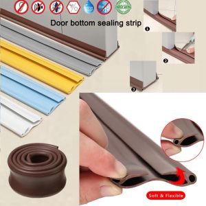 96cm PVC Door Seam Stopper Soundproof Blocker Inserted Sealing Gap Seal Strip Door Seam Dust Proof Anti Insect