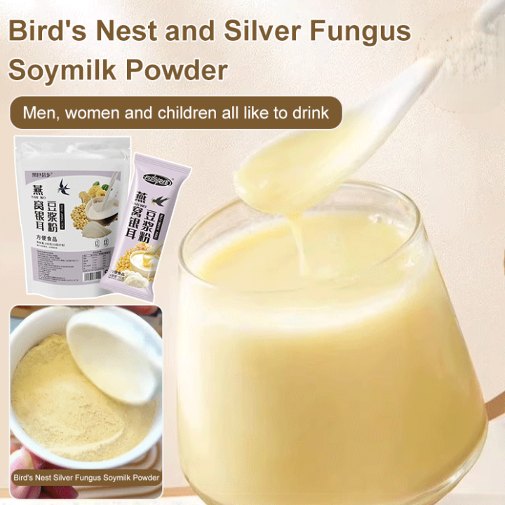 [Naturally sourced] Bird's Nest Silver Fungus Soymilk Powder Soybean