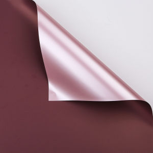 SKYGallery Bicolor Rosegold Cellophane Kertas Buket Bunga Wrapping Paper Ecer Lembaran KB19