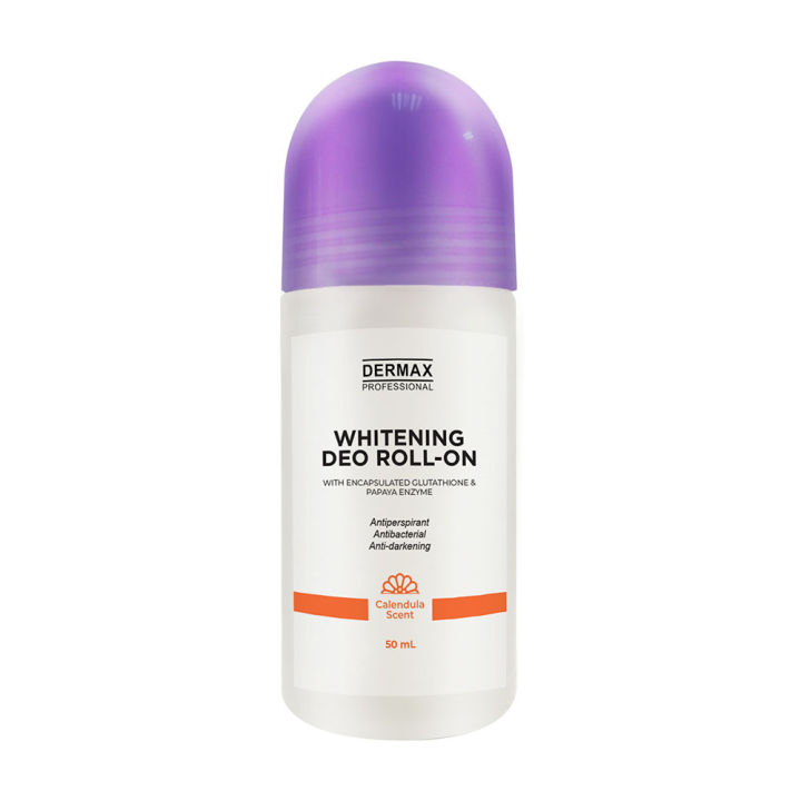 dermax glutathione review DERMAXPro Whitening Deo Roll-On with Encapsulated Glutathione and Papaya  Enzyme 50mL