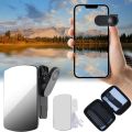 Upgraded Smartphone Camera Mirror Reflection Clip Kit Adjustable Mirror Reflector Phone Lens Reflecting Selfie Vlog Shooting Artifact. 