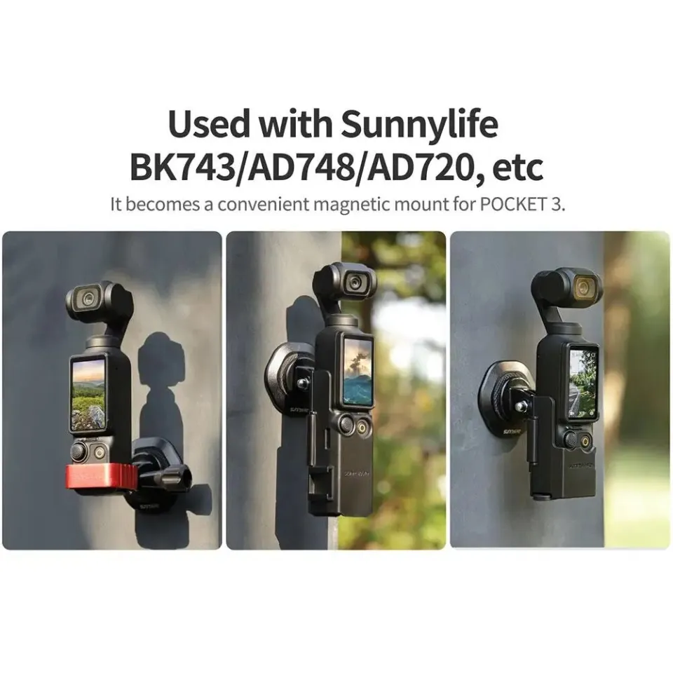 20231219 Sunnylife For Osmo Pocket Metal Magnetic Base Expansion