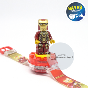 [✅FREE AKSESORIS ] IR JAM TANGAN ANAK LAKI LAKI LEGO LAMPU LED DAN MUSIK KARAKTER SUPER HERO TG782 GROSIR MURAH