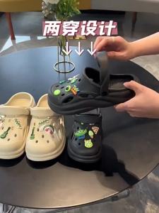 WomenS Summer Outdoor New Thick-Soled Beach Non-Slip Cute Closed-Toe Clogs For Men