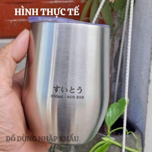 Cốc giữ nhiệt Japan cao cấp Inox 316 dung tích -350ml 450ml