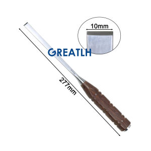 GREATLH Bone Osteotomes Bone Wooden Handle Autoclavable Orthopedic Instrument