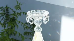 Longsheng 20pcs Crystal Prisms Heart Shape Chandelier Drop Parts Hanging Pendants