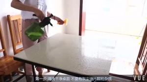Waterproof Kitchen PVC Transparent Wall Vinyl Furniture Anti-oil Protection Cabinet Sticker Transparence Wall Paper
