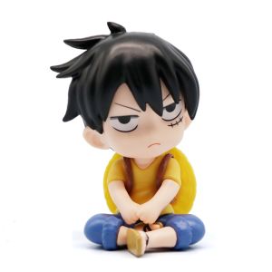Q Phiên Bản Một Mảnh nhân vật phim hành động Luffy Sanji Zoro 9Cm hình dạng búp bê mô hình PVC đồ chơi trang trí Trẻ Em Quà Tặng