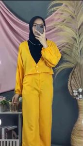 Setelan Wanita Korean / Berkualitas / One Set Hailey