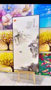 Tranh Vân Sơn Mặc Họa Tranh Canvas Tranh Tráng Gương Tranh Phòng Khách