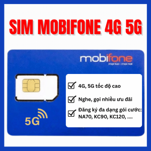 Sim 4G Mobifone NA70 - NA90 - NA120 - KC90 - KC120 - KC150  Data TỐC ĐỘ CAO  Free nội ngoại mạng FREESHIP - CHƯA KÍCH HOẠT