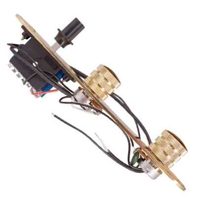 Magic Sound 3 Way Prewired Control Plate Wiring Harness Switch Knobs for Telecaster Tele Guitar