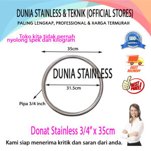 Donat Stainless 3/4" x 35cm