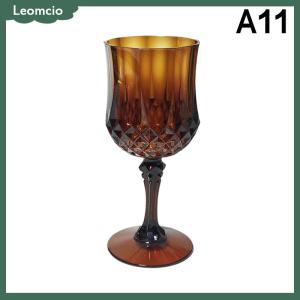 [Leomcio] แก้วแชมเปญอะคริลิคทำจากพลาสติกถ้วยไวน์แก้วแชมเปญสำหรับงานแต่งงานวันเกิด