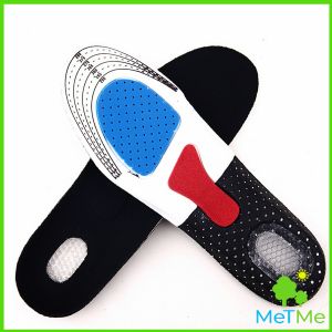 MetMe แผ่นพื้นรอง ระบายอากาศได้ดี ซับเหงื่อ ดูดซับแรงกระแทก แบบนิ่ม สําหรับรองเท้ากีฬา insole