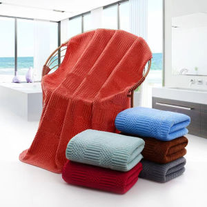 Handuk Mandi Dewasa Micro Ukuran 70x140 Salur