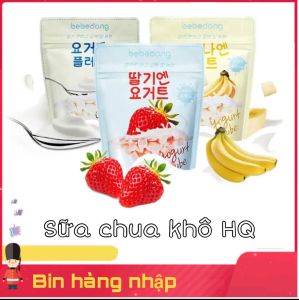 3 Gói Sữa chua khô hoa quả hàn quốc sấy lạnh BEBEDANG