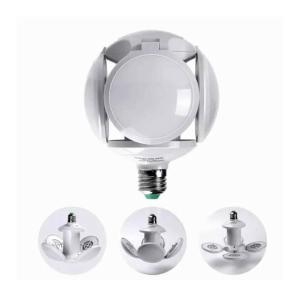 Lampu Bohlam LED Football Fitting E27 Dexicon Lipat Fan Blade Bulb Lamp Putih Unik Ufo Sepak Bola
