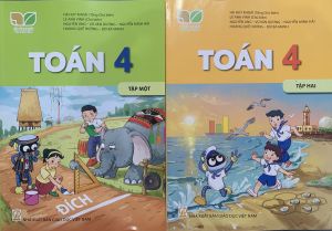 Sách - Toán & vở bài tập lớp 4 / tập 1+2 - kết nối tri thức + bán kèm 1 quyển vở viết