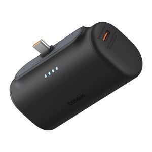 【Local Stock-48 hours shipped】Baseus Fast Charging Power Bank with Built-in USB-C/Lightning port 5000mAh Portable Charger 20W for iPhone 11/12/13/14/15/15 Plus/15 Pro/15 Pro Max Sansung S22 and more