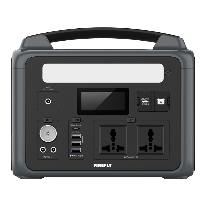 Firefly Portable Power Station 600W with USB Charging Ports Type