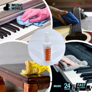 Guitar Piano Cleaner and Brightener All-in-One Spray & Wipe Cleaner Care Liquid Cleaner Polishing Liquid Cleaning Light 120ML Musical Instruments