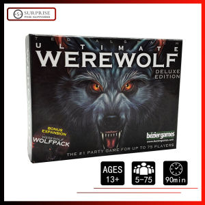 【Ready Stock】Surprise All New Upgrade Ultimate Werewolf Deluxe Edition Wolfpack&Hunting Party Bonus Game Board Game Gifts Cards
