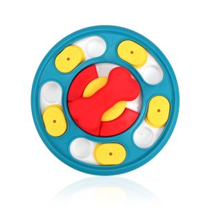Dog Puzzle Toys Interactive Slow Feeder Food Dispenser Non-Slip Bowl Dog Puzzle Toy Dog Interactive Toy