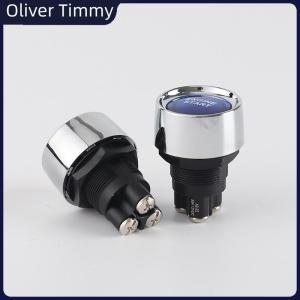 [Oliver Timmy] 1PC 12V 50A 3 Pin SPST Momentary Keyless Push Button Starter Switches ON OFF For Cars Marine RV Car Engine Start Ignition Switch